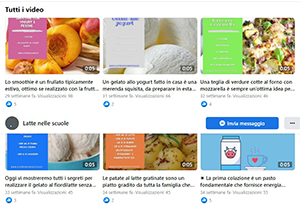 Latte nelle scuole YouTube