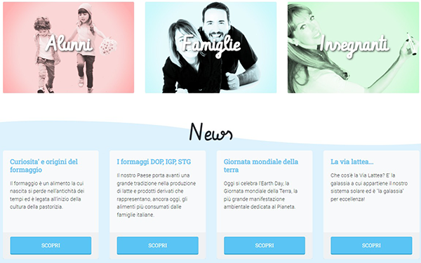 Latte nelle scuole sito