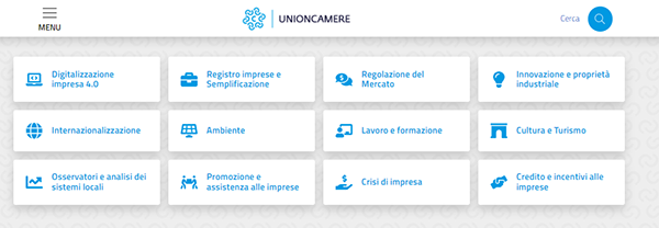 Unioncamere tematiche