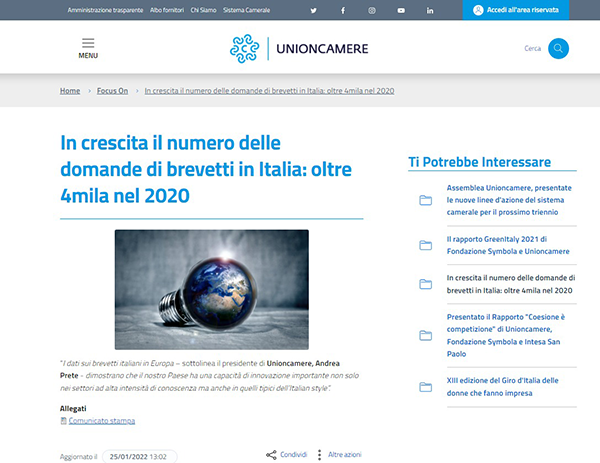 Unioncamere Focus on